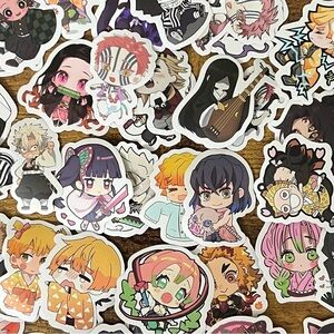 Demon Slayer Stickers 60pc Q Version – Kimetsu No Yaiba Anime Chibi Decals